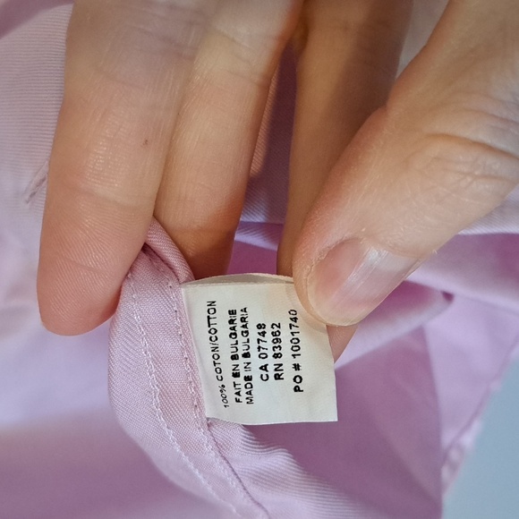 Klauss Boehler Powder Pink Button-up Shirt (Men's Size 16) - Picture 6 of 6
